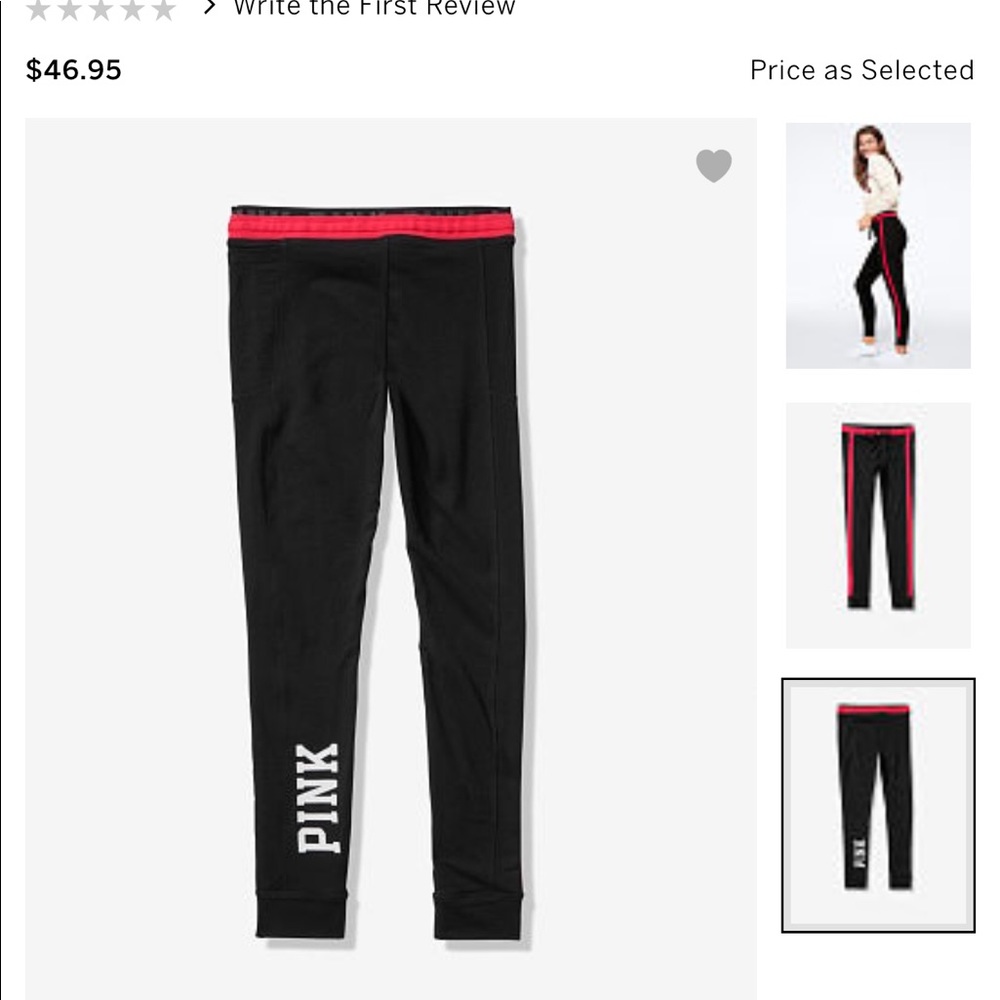 Brand new PINK campus legging